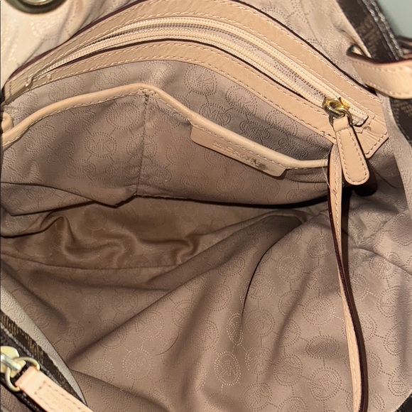 Michael Kors Brown Tote with Signature Monogram - Picture 6 of 15
